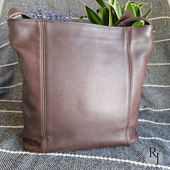 Coach Vintage - Soho Erickson Bucket Bag 4169, Mahogany - United States 1990s - Picture 4 of 16